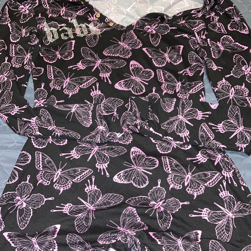 Babe butterfly jumpsuit